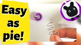 How to fix Mini Sewing Machine Tension Adjustment Screw if it has fallen out Beginner sewing hack