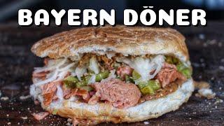 LEBERKÄSE DÖNER - BAYRISCHER DÖNER mit FLEISCHKÄSE ZWIEBELN und HAUSMACHERSENF - BBQ-Video -0815BBQ