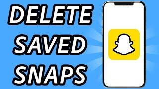 How to delete saved snaps on Snapchat FULL GUIDE