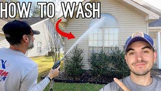 How To Pressure Wash A House Start To Finish