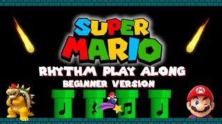 Mario Rhythm Play Along Elementary Music Class Beginner Version