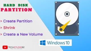 How to Partition Hard Disk Drive in Windows 10  Partitioning Hard Disk in Win 10 Shrink & Create