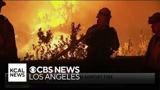 Three Southern California fires continue to burn Wednesday