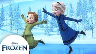 Anna & Elsas Winter Wonderland  Build a Snowman Ice Skate & More  Frozen