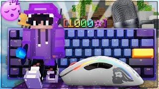 Relaxing  Keyboard & Mouse ASMR Sounds  Hypixel Bedwars