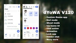 dYoWA V120 new update latest version