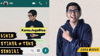 Cara Mudah Bikin Stiker Whatsapp Dengan Teks