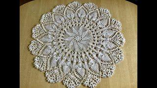 Tuto nappe ronde au crochet @AlextitiaTutoCrochet