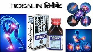 Rosalin liniment how to use joints pain  muscle pain use and side effect #trending #viral