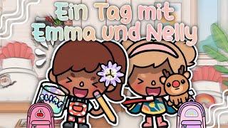 EIN TAG MIT EMMA UND NELLY 🫶  AESTHETIC ROUTINE GESCHICHTE  TOCA BOCA STORY DEUTSCH