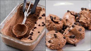 NO CONDENSED MILK CHOCOLATE ICE CREAM  EASY CHOCOLATE ICE CREAM RECIPE  NOven