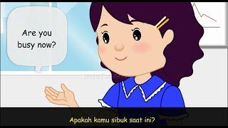 Percakapan Bahasa Inggris Are You Busy Now? Can You Help Me?  English Conversation