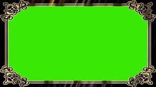 Decorative Border Wedding Frame Green Screen Video Effect HD