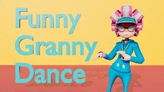 Funny Granny Dance  Children song  Dance for Kids #funnycartoon