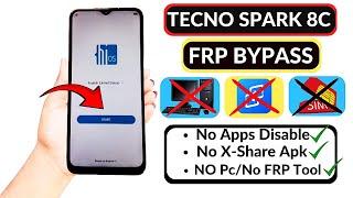 Tecno Spark 8C FRP Bypass  Tecno KG5k Google Account Bypass Without PC  New Solution 2024