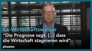 Wirtschaft Ökonom Bofinger zum Frühjahrsgutachten 2024 und Entlassungen bei Vaillant  15.05.24