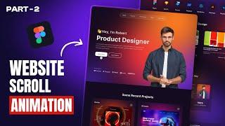 How to Create Full Page Website Scroll Animation In Figma  Figma Tutorial