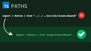 Why I use ts-paths to organize my TS projects plus overview of my initial setup