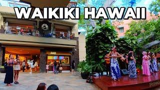 4K Waikiki - Kalakaua Ave Honolulu Oahu Hawaii  July 2024