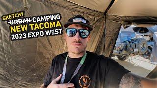Sketchy Camping in Vegas - New 4th Gen Tacoma - 2023 Overland Expo in Flagstaff Arizona