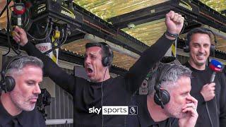 EXTENDED Carra and Neville Comms Cam during Manchester United 2-2 Liverpool 