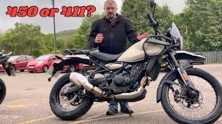 Is the Royal Enfield 450 Himalayan better than the 411 Himalayan? Which motorcycle would I buy?