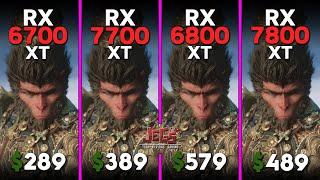 RX 6700 XT vs RX 7700 XT vs RX 6800 XT vs RX 7800 XT  Ryzen 5 7600  Tested in 15 games