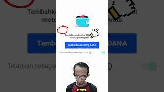 Cara Menambah Akun DANA di TikTok Affiliate #cuandaritiktok #komisitiktokaffiliate #shorts