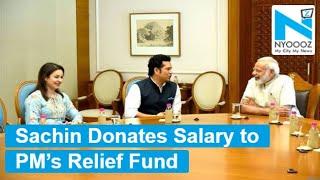 Sachin Tendulkar Donates Entire MP Salary of Rs 90 Lakh  NYOOOZ TV