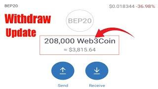 Web3coin withdraw update  How to sell web3coin on trust wallet  How to swap web3coin to usdt