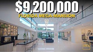 Inside a $9000000 FLORIDA MEGA MANSION  Luxury Home Tour  Peter J Ancona