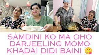 9808137720Samdini KO Oho Darjeeling Momo Khadai Didi Baini Ani Yaha Haru Ko Request Ko Khana 