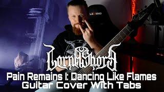 Lorna Shore - Pain Remains I Dancing Like Flames  Guitarcover with on screen tabs 