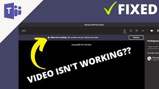 How to Fix Microsoft Teams Camera Not Working - Microsoft Teams Tutorial