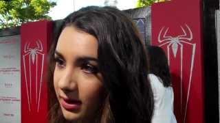 Hannah Marks Interview -- The Amazing SpiderMan Premiere