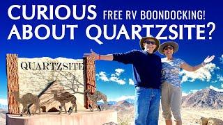 Free Camping in The Desert  Boondocking at Quartzsite