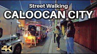 Wandering Streets in CALOOCAN CITY Metro Manila Philippines 4K