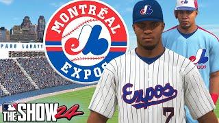 We Bring the Montreal Expos Back to the MLB  MLB The Show 24 Franchise Expos Ep 1