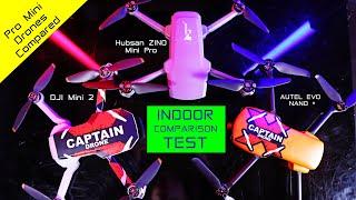 Is the DJI Mini 2 as good as the Autel EVO Nano+ or Hubsan Zino Mini Pro? INDOOR TEST