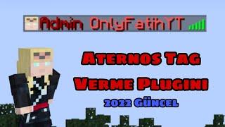 ATERNOS TAG PLUGİNİ KURULUMU  ATERNOS YETKİ PLUGİNİ