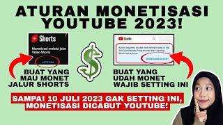 ATURAN MONETISASI YOUTUBE 2023 AWAS SALAH LANGKAH BISA DISMONET