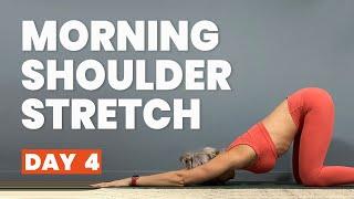 20 Minute Morning Shoulder Stretch Yoga - 21 days of free live online yoga classes - Day 4