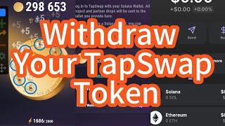 How To Withdraw Your TapSwap Token Into Your Bank Account In 1 Minutes #tapswap