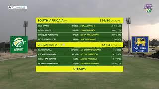 Live Cricket  South Africa A vs Sri Lanka A  2nd Unofficial Test  Day 2