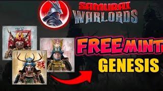 Upcoming NFT Drop  Samurai Warlords - Genesis NFT Collection