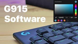 Logitech G915 Keyboard GHUB Software Setup