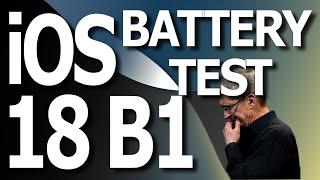 iOS 18 Beta 1  Battery Life  Battery Drain  Battery Performance Test.