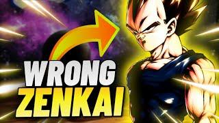 The WRONG ZENKAI Majin Vegeta Showcase Dragon Ball LEGENDS