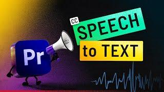 NEW Feature Automatic Captions in Premiere Pro 2021  Speech to Text Tutorial