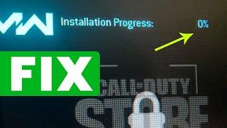 How to Fix COD Warzone Installation Progress 0% on PS5PS4 - Stuck Not Downloading